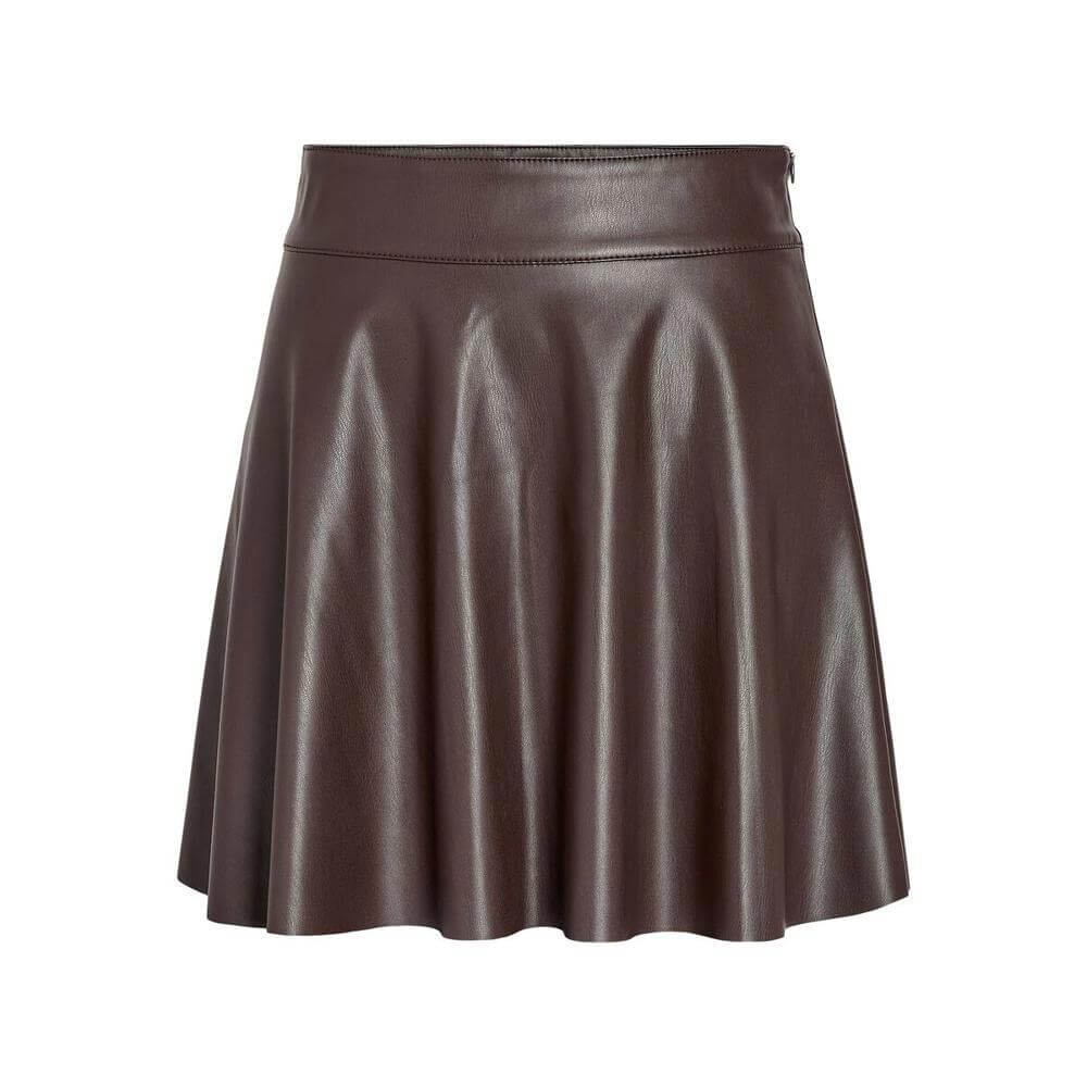 Noisy May Mandy Coated Flared Skirt